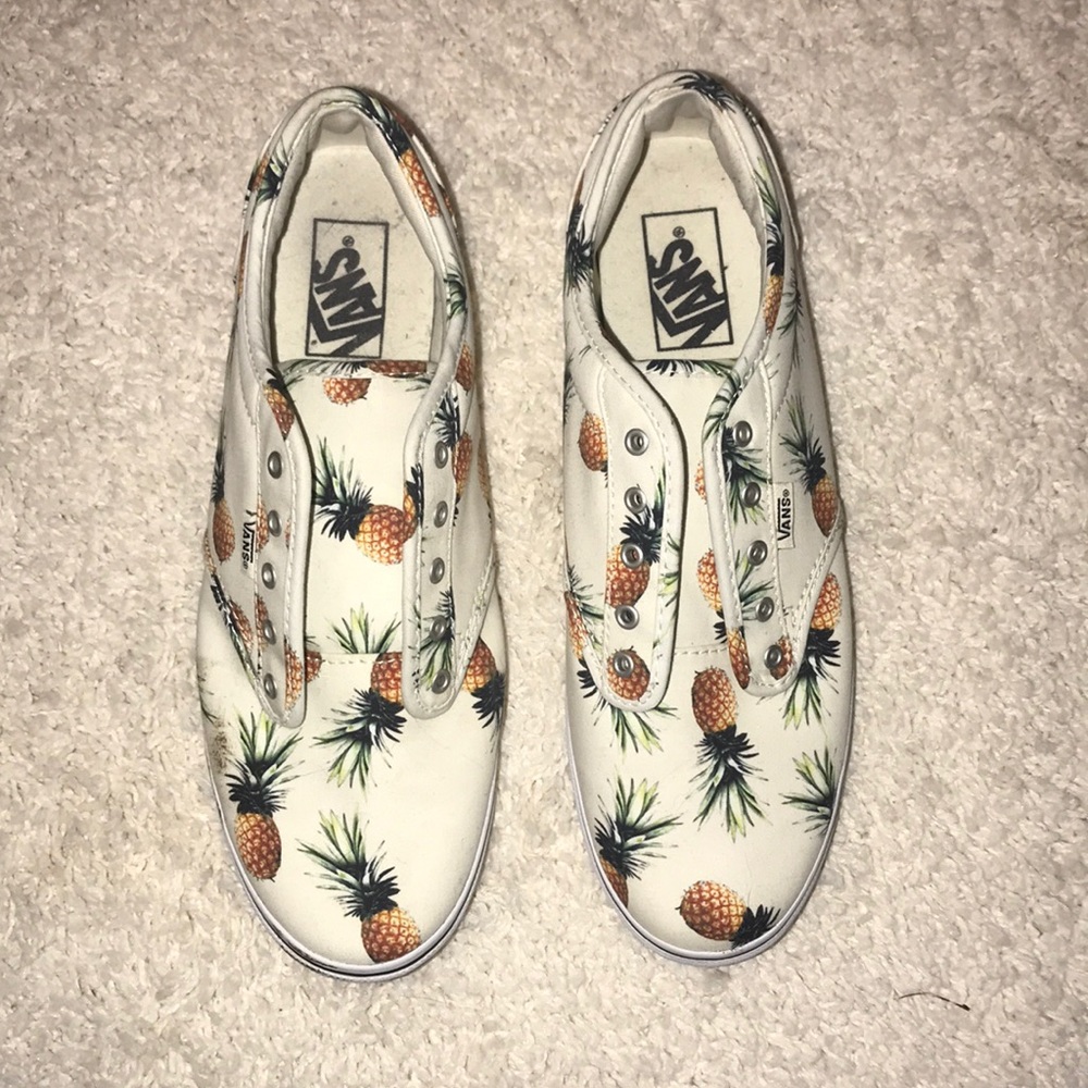 Pineapple printed vans